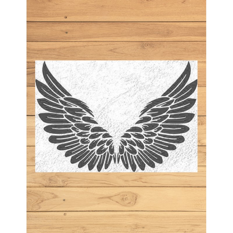Stencil WINGS - 60x90 cm