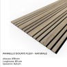 Pannello Dogato FLEXY_NATURALE - Misure 278x60x1 cm