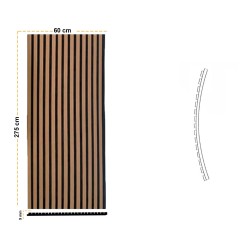 Pannello Dogato FLEX_TEAK -...