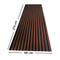 Pannello Dogato FLEX_NOCE - Misure 275x60x1 cm