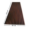 Pannello Dogato FLEX_NOCE - Misure 275x60x1 cm