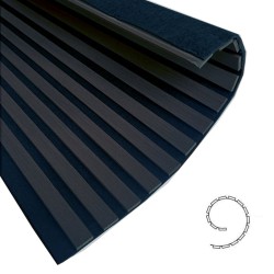 Pannello Dogato FLEX_PIETRA SCURA - Misure 275x60x1 cm