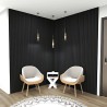 Pannello Dogato FLEX_PIETRA SCURA - Misure 275x60x1 cm
