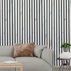 Pannello Dogato FLEX_BIANCO MARMO - Misure 275x60x1 cm