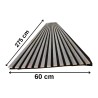Pannello Dogato FLEX_VINTAGE - Misure 275x60x1 cm