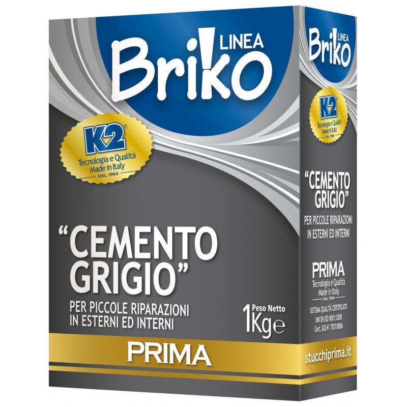 LINEA BRIKO CEMENTO GRIGIO DA  1 KG