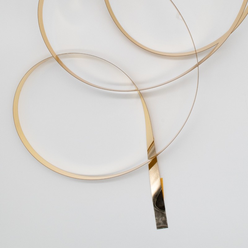 Cuori in vinile decorativo lucido oro 19x29 cm | Maisons du Monde